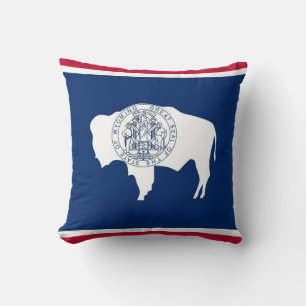 Wyoming State Flag American MoJo Pillow Kissen