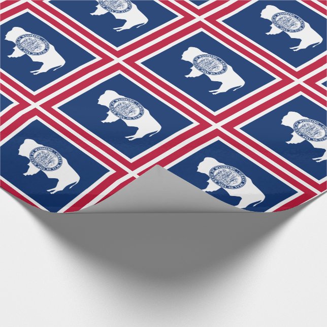 Wyoming State Flag Geschenkpapier (Ecke)