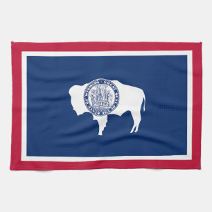 Wyoming State Flag Geschirrtuch