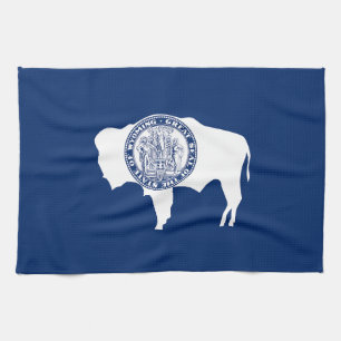 Wyoming State Flag Geschirrtuch