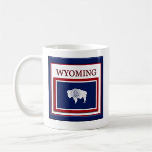 Wyoming State Flag Kaffeetasse