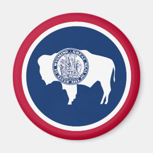 Wyoming State Flag Magnet
