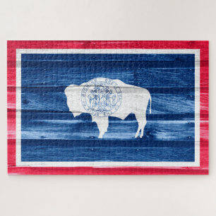 Wyoming State Flag Puzzle