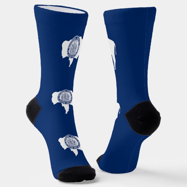 Wyoming State Flag Socken (Gewinkelt)