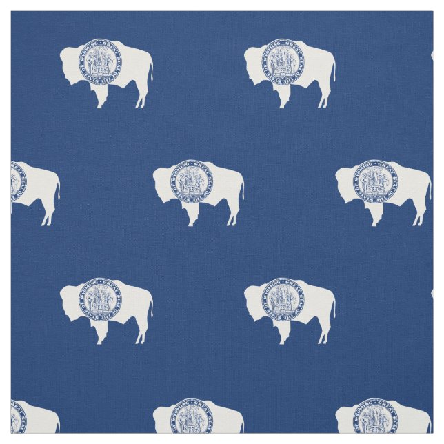 Wyoming State Flag Stoff (Muster)