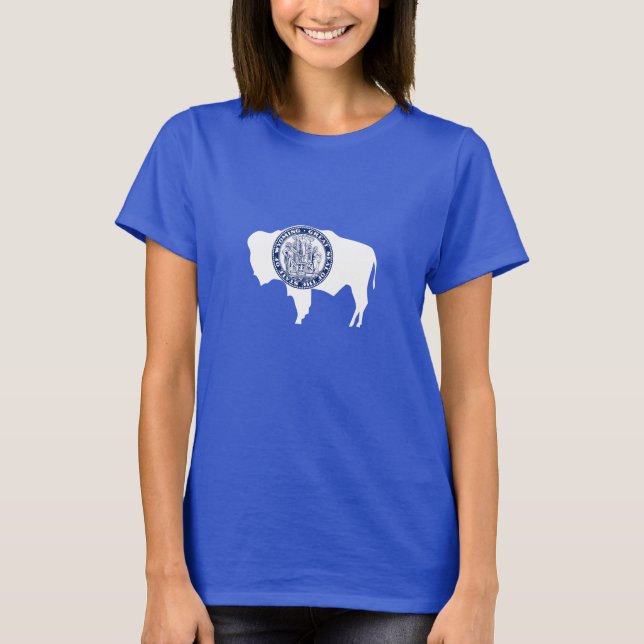 Wyoming State Flag T-Shirt (Vorderseite)