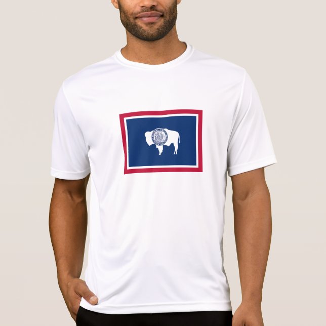 Wyoming State Flag T-Shirt (Vorderseite)