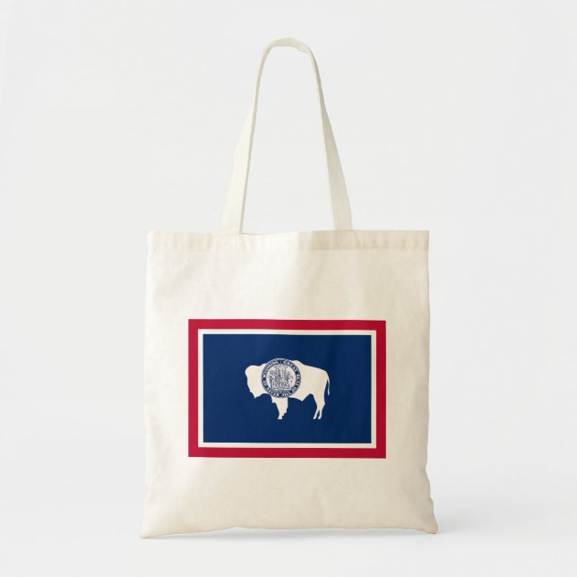 Wyoming State Flag Tragetasche (Vorne)