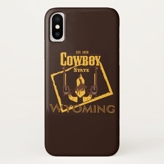 Wyoming-Telefon-Kasten Case-Mate iPhone Hülle (Rückseite)