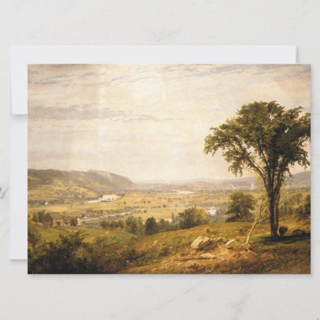 Wyoming Valley, Pennsylvania (Vintage Landschaft) Karte (Vorderseite)