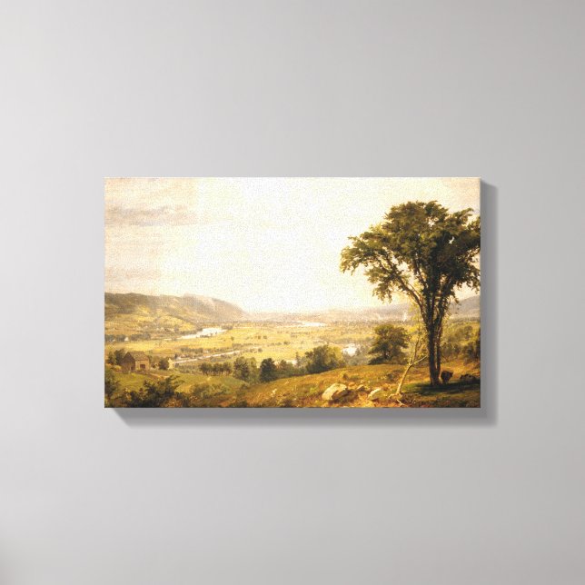 Wyoming Valley, Pennsylvania (Vintage Landschaft) Leinwanddruck (Vorderseite)
