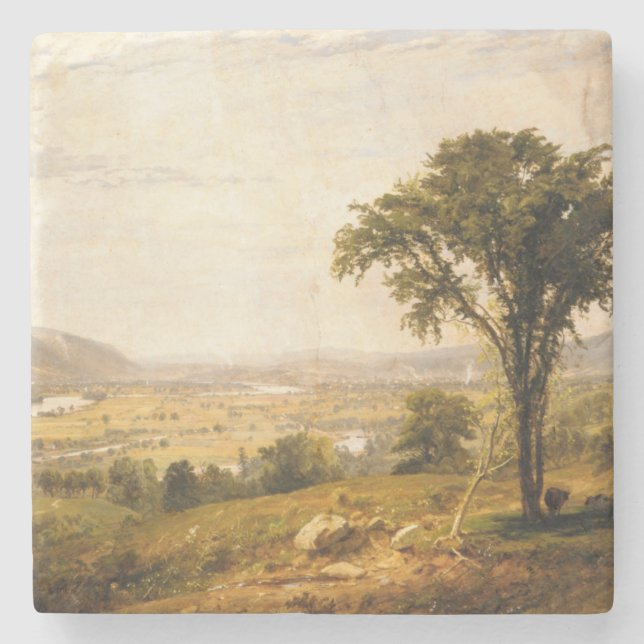 Wyoming Valley, Pennsylvania (Vintage Landschaft) Steinuntersetzer (Vorderseite)