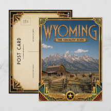Wyoming Vintage Art Deco Golden Age