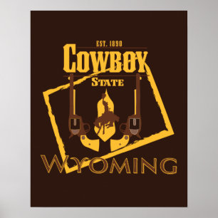 Wyoming-Wand-Plakat Poster