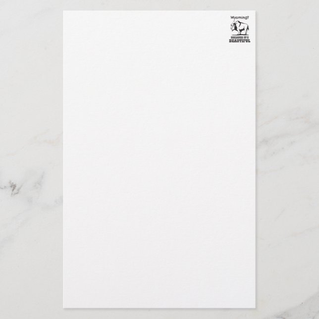 Wyoming? Weil es schön ist (Vorderseite)