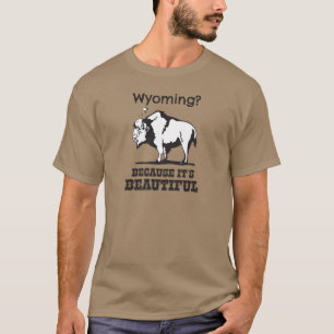 Wyoming? Weil es schön ist T-Shirt