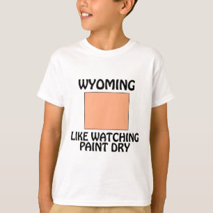 Wyoming - Wie man Farbe trocknen sieht T-Shirt