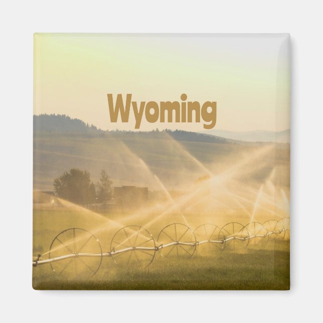 Wyoming Wild West Farm Land Ranch Magnet (Vorne)