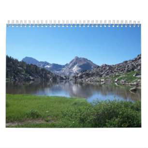 Wyoming-Wind-Fluss-Berg schellte Kalender