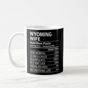 Wyoming Wy Nutrition Fakten zum US-Staat Kaffeetasse