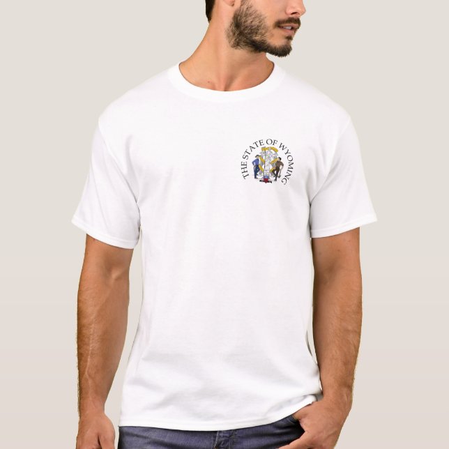 Wyoming-Zeichen-T - Shirt (Vorderseite)