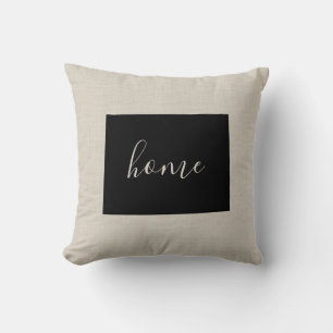 Wyoming Zuhause Staat Throw Kissen