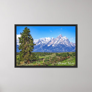 Wyoming's Grand Teton Nationalpark Leinwanddruck