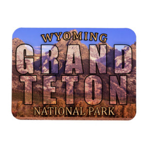 Wyomings großartiger Teton Nationalpark-Magnet Magnet