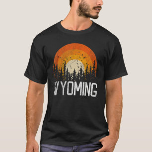 Wyomoming Retro Stil Vintagen 70er 80er Männer Fra T-Shirt