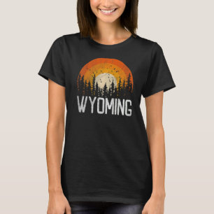 Wyomoming Retro Stil Vintagen 70er 80er Männer Fra T-Shirt