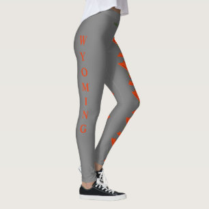 Wyomoming Staat Blume Indische Paintbrush-Leggings Leggings