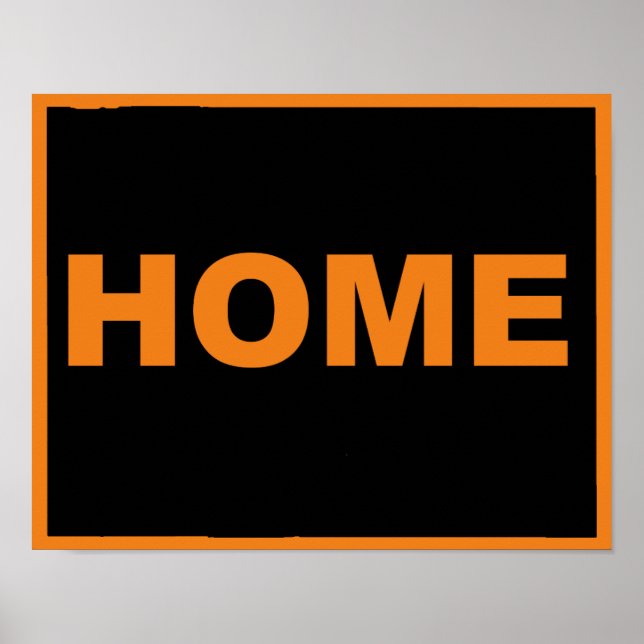 Wyomoming Zuhause weg vom Staat Poster-Zeichen Poster (Vorne)
