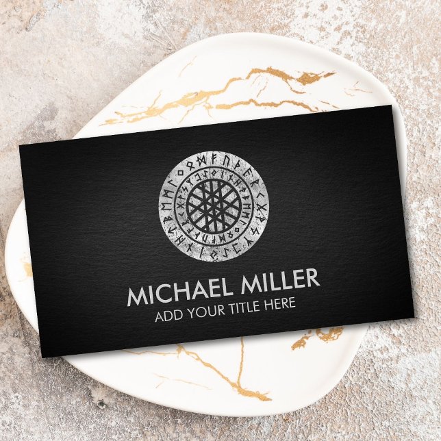 Wyrd und Runic Alphabet Business Card Visitenkarte (Von Creator hochgeladen)