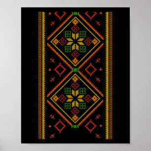 Wyschywanka Ukrainische Stickerei Gestickt Pro Uk Poster