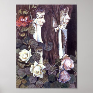 Wyspianski, Doppelportrait von Eliza Parenska 1905 Poster