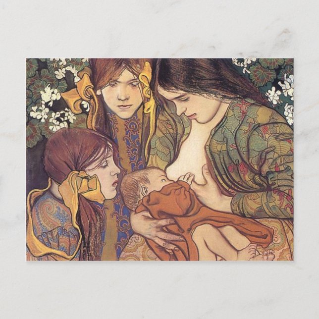 Wyspianski, Maternity, 1905 Postkarte (Vorderseite)
