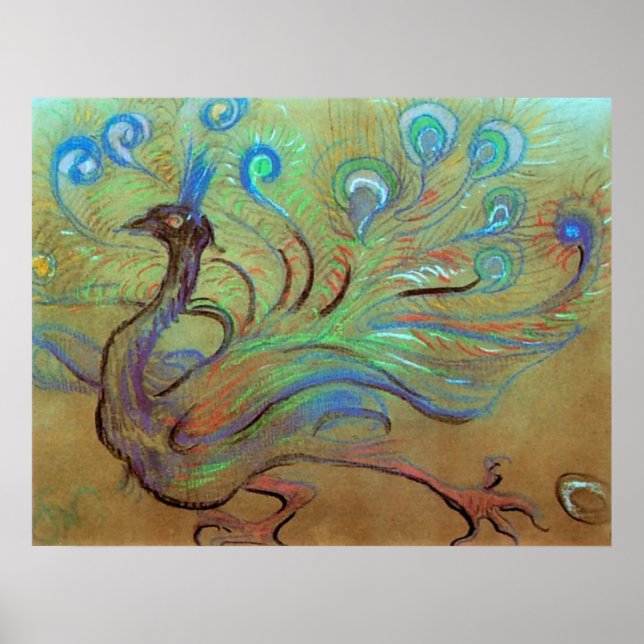 Wyspianski, Peacock, 1897 Poster (Vorne)