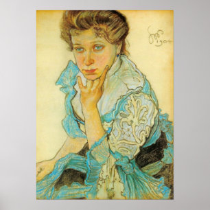 Wyspianski, Portrait von Leonowa Sternbachowa, 190 Poster