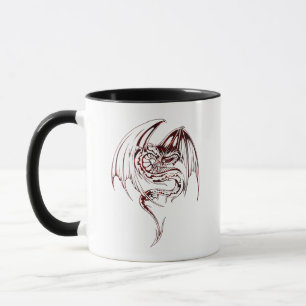 Wyvern Drachen sind Fantasy-mythische Kreaturen Tasse