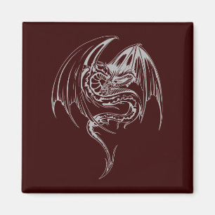 Wyvern Drachen sind Fantasy-mythologische Kreature Magnet