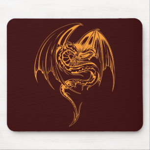 Wyvern Drachen sind Fantasy-mythologische Kreature Mousepad