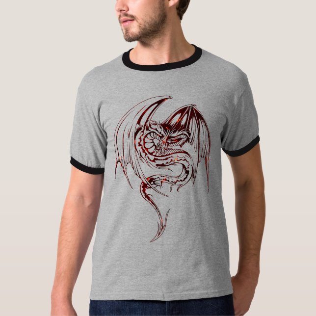 Wyvern Dragon sind Mythische Kreaturen T-Shi T-Shirt (Vorderseite)
