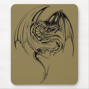 Wyvern Dragon sind Mythische Wesen der Fantasie Mousepad