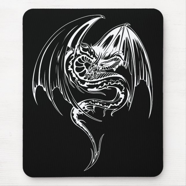 Wyvern Dragon sind Mythische Wesen der Fantasie Mousepad (Vorne)