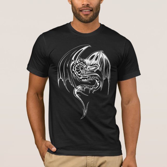 Wyvern Dragon sind Mythische Wesen der Fantasie T-Shirt (Vorderseite)