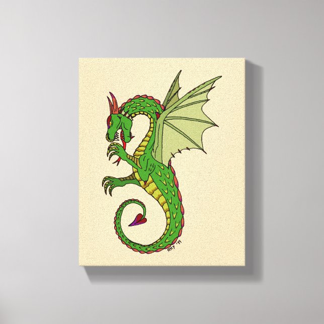 Wyvern Leinwanddruck (Vorderseite)
