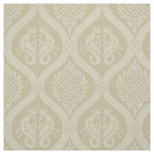 Wyvern Ogee, Ivory Stoff (Muster)