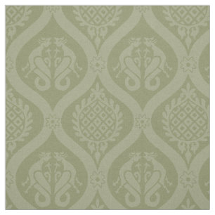 Wyvern Ogee, Spring Green Stoff