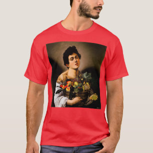 x27Junge mit einem Korb Fruitx27 T-Shirt