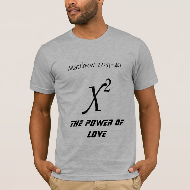 X2 der Power der Liebe (Licht) T-Shirt (Vorderseite)